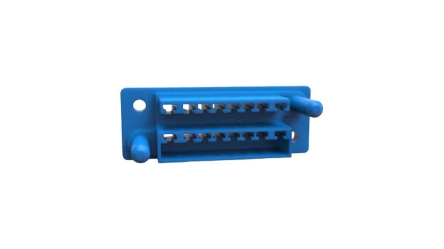 TE Connectivity, Standard Drawer Plug Connector Housing, 5mm Pitch, 16 Way, 2 Row
