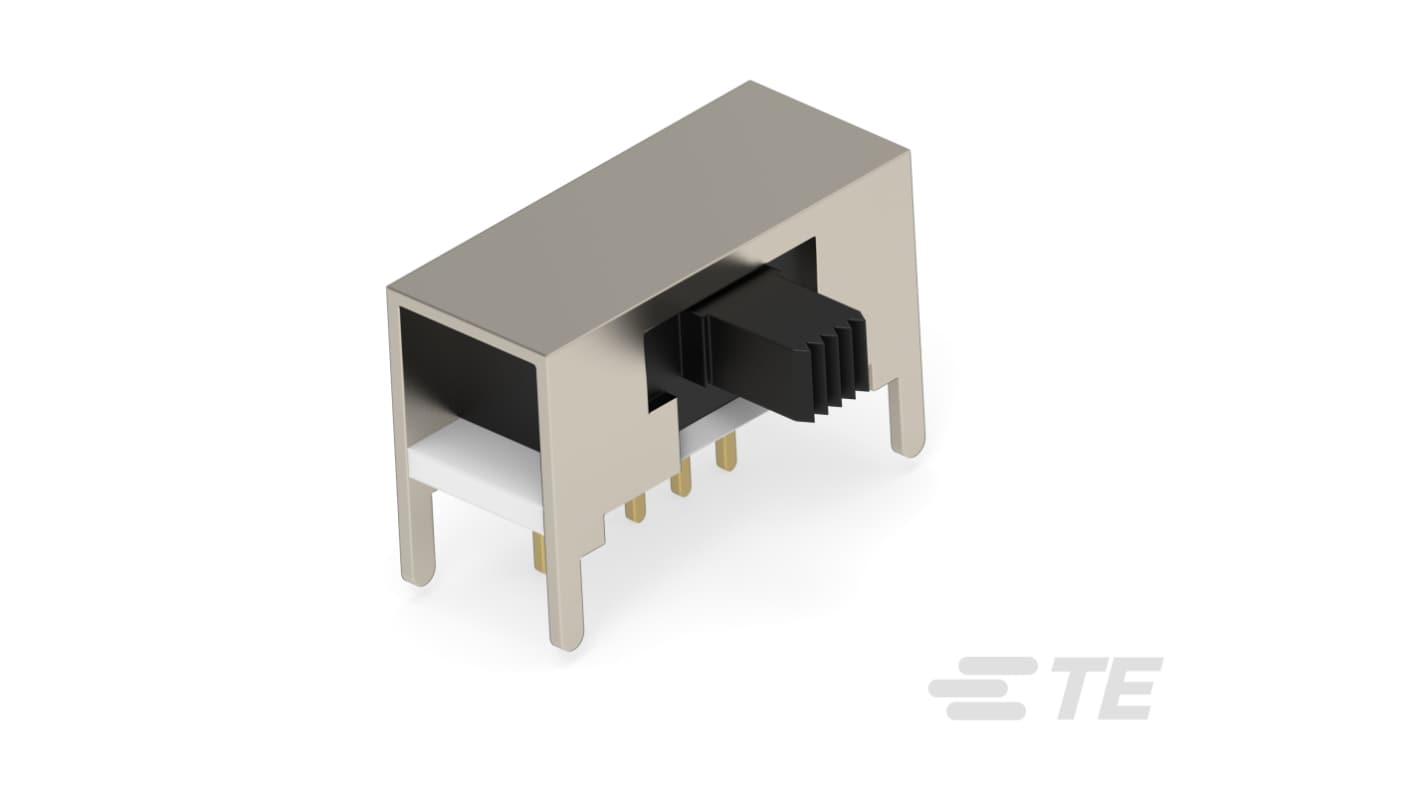 TE Connectivity Slide Switch Single Pole Three Throw On-On-On 400mA Extended