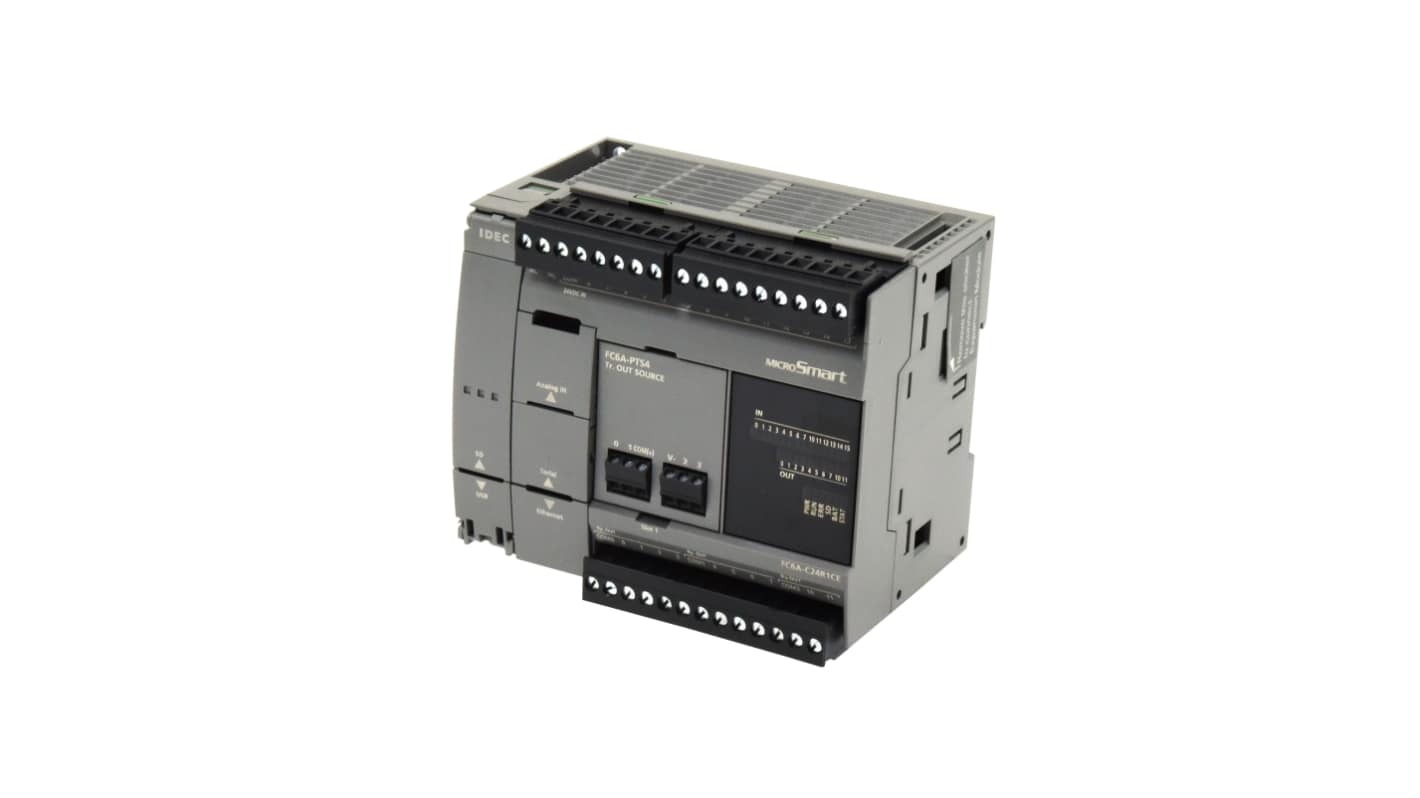 Idec FC6A-C24P1CE PLC (CPUユニット) 24V DC 14 入力