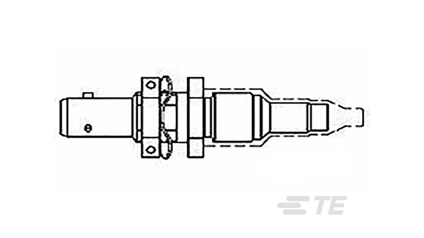 TE Connectivity DK-621 Series Plug Ethernet Connector Straight