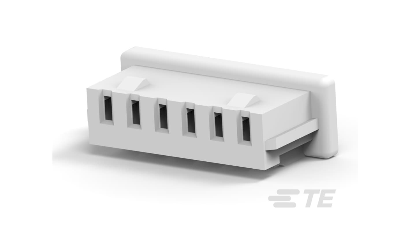 TE Connectivity 4401 Series Vertical Housing Receptacle, 6 Contact(s), 1.25mm Pitch