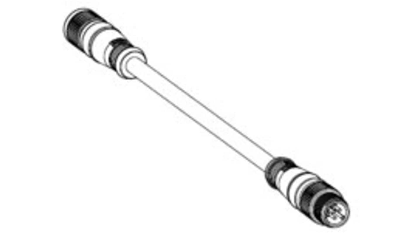 Kabel przemysłowy konfekcjonowany ze złączem Złącze M12 liczba rdzeni 5 długość 2m Rodzaj A Żeńskie Złącze B Złącze M12