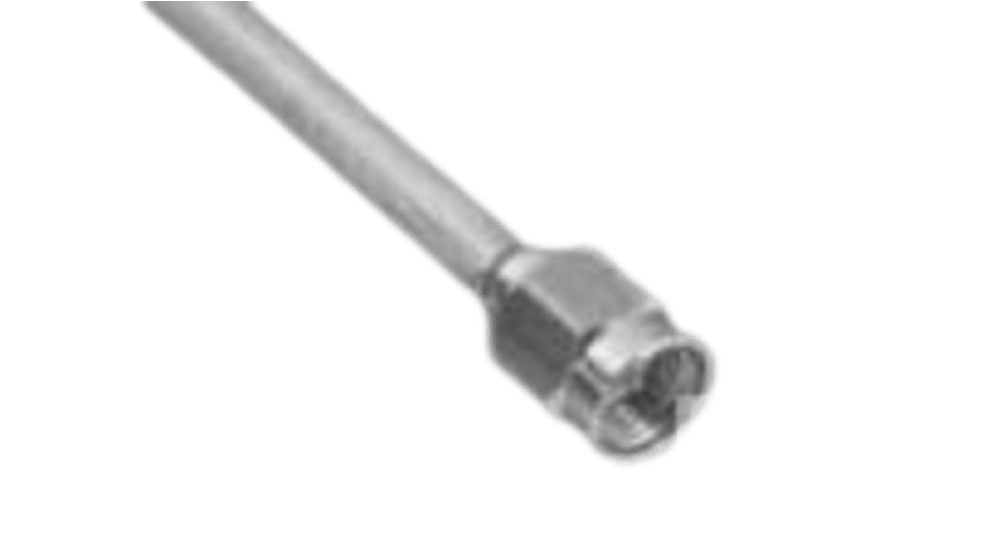 TE Connectivity 2001 5119 00 Series, Plug Cable Mount SMA Connector, 50Ω, Solder Termination, Straight Body