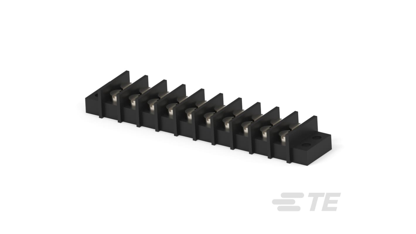 Blok zacisków 10-pinowe, raster 9.53mm 2-rzędowe, 20A, 300 V