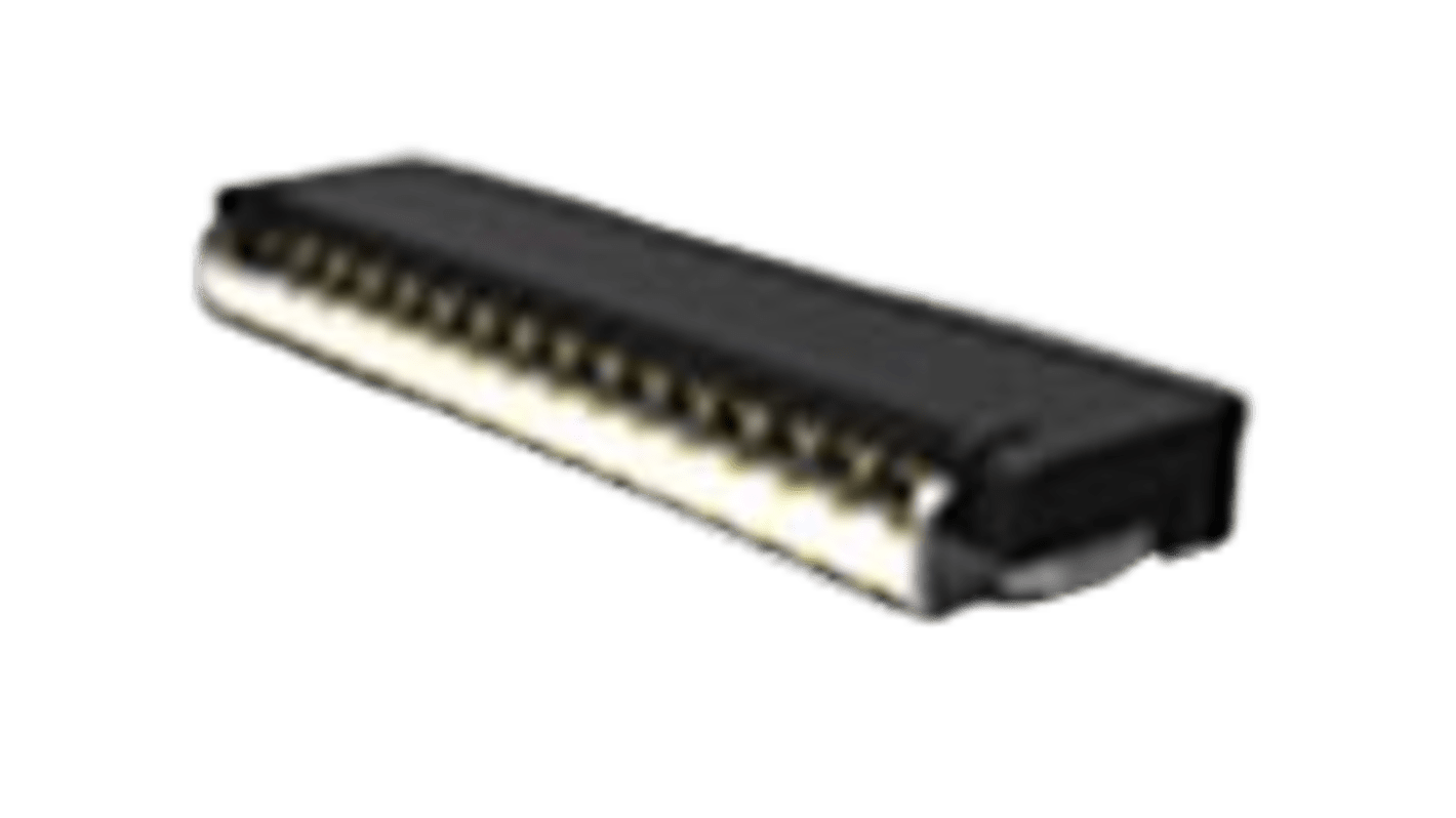 TE Connectivity FPC连接器, 母座, 41p, 电路板安装, 直角, FPC系列