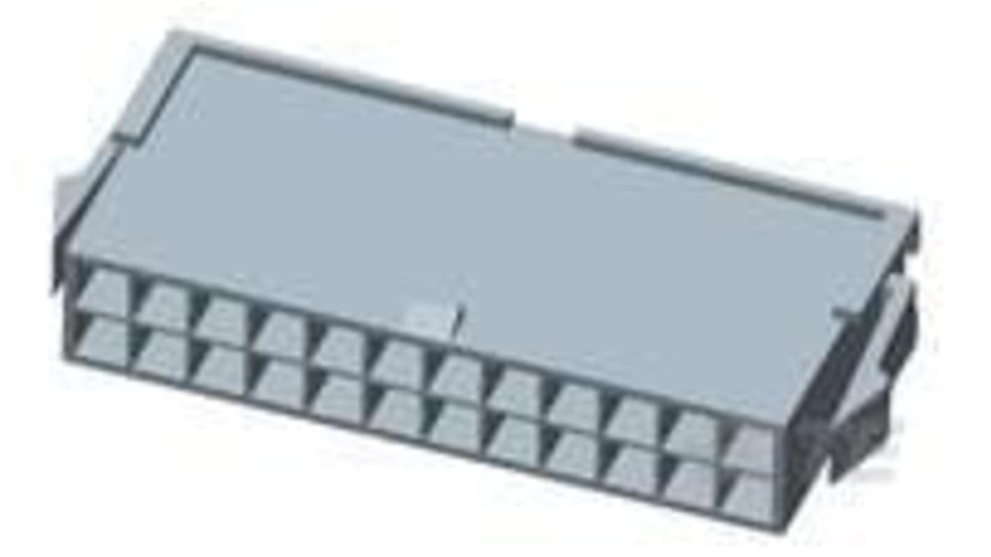 TE Connectivity Housing, 10 Way, Plug, VAL-U-LOK, Panel Mount, 600 V ac