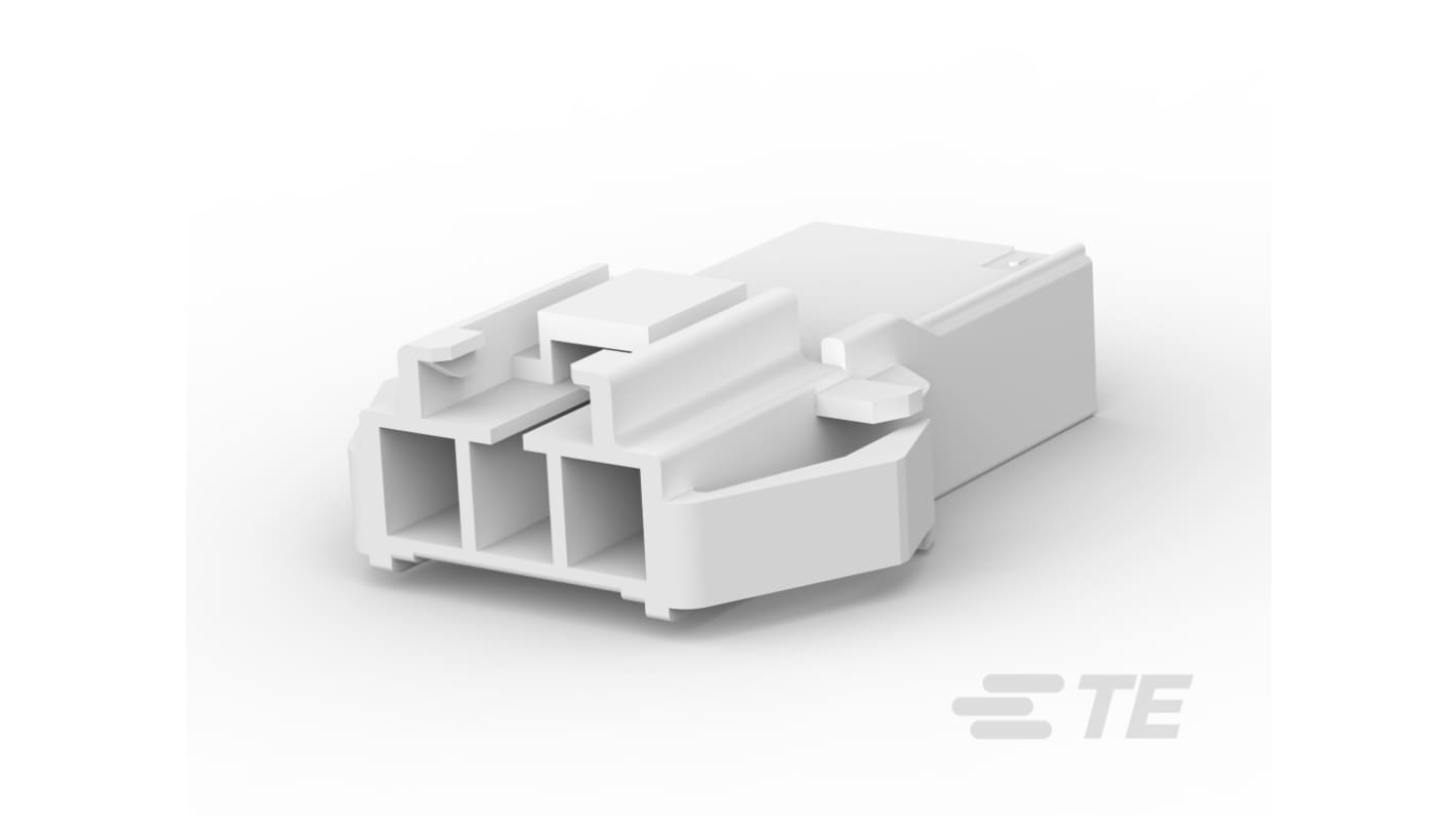 TE Connectivity Rectangular Power Connector, 3 Way, 7A, Receptacle, Dynamic 1000 Series, Panel Mount, 300 V