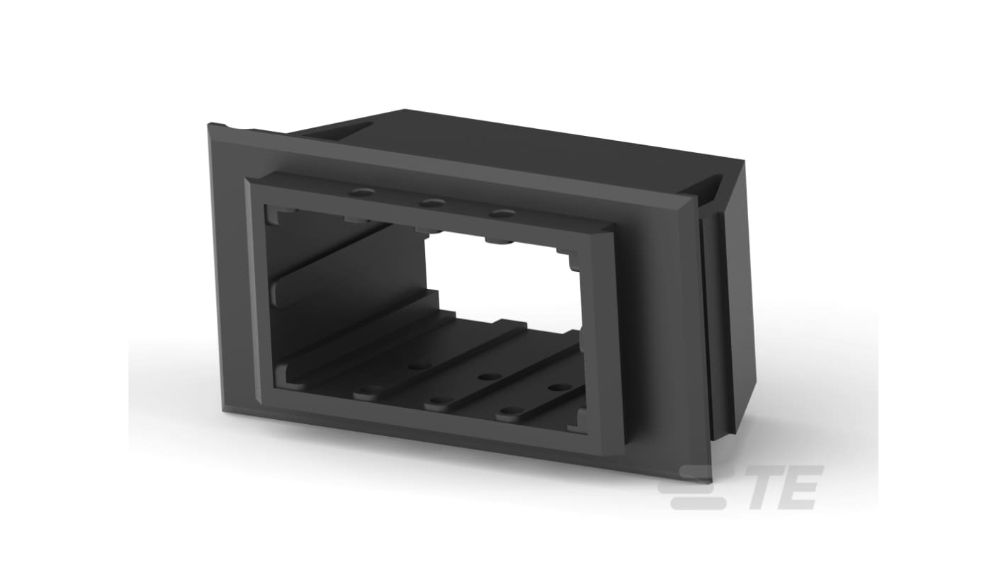 TE Connectivity Receptacle Frame for use with Printed Circuit Board