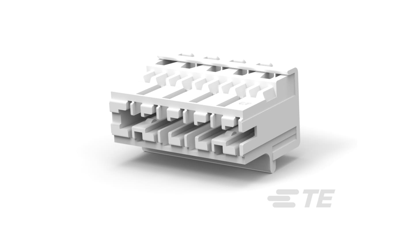 TE Connectivity, RAST Receptacle Connector Housing, 5mm Pitch, 5 Way, 1 Row