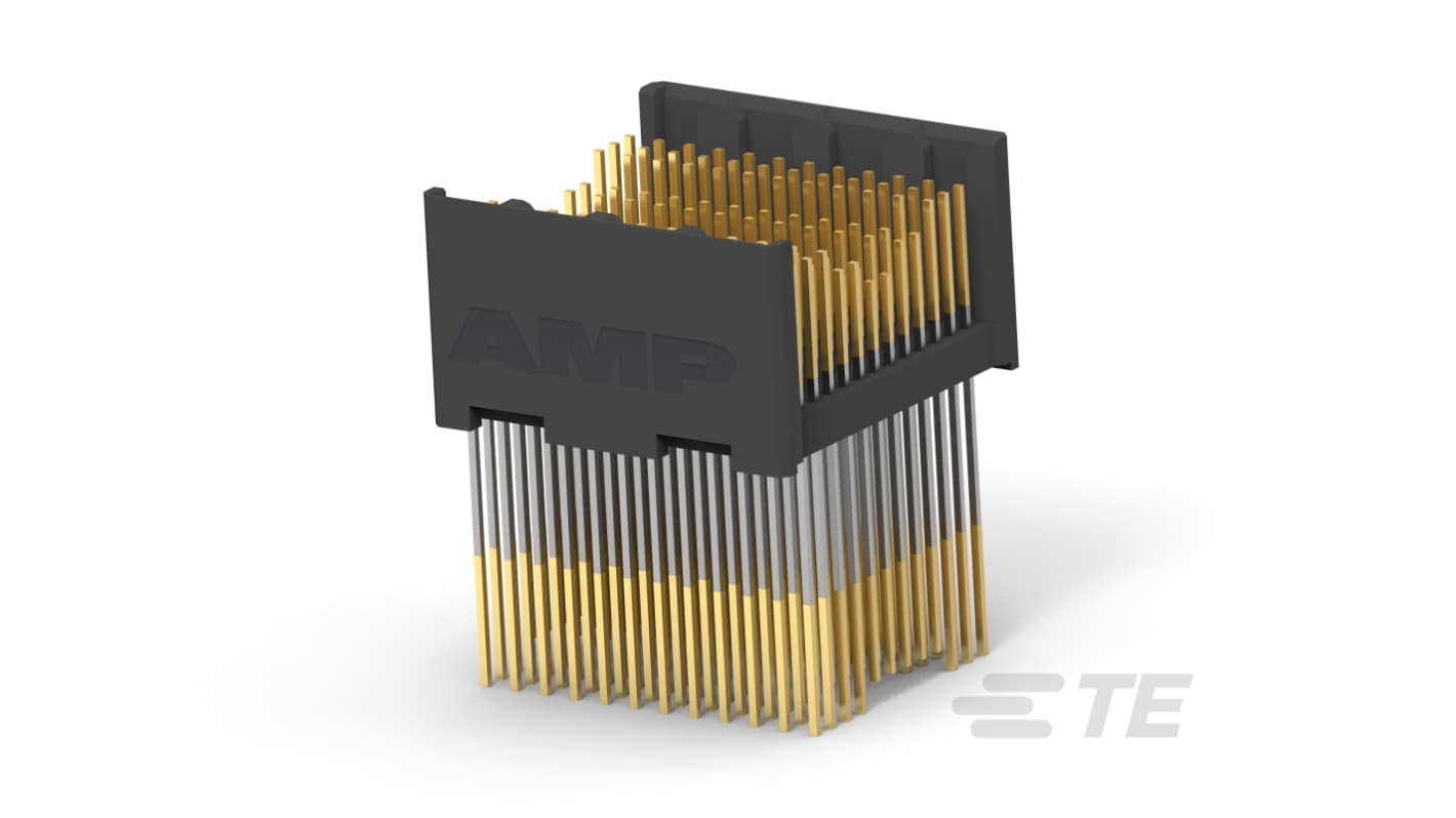 TE Connectivity 5120823 Series Vertical Board Mount PCB Header, 2mm Pitch, 12 Row(s), Unshrouded
