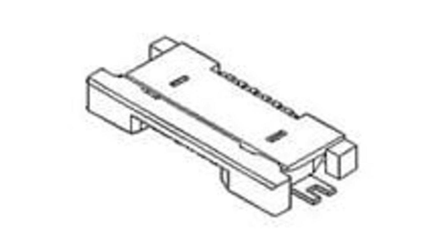TE Connectivity FPC连接器, 24p, 0.5mm间距, SMT安装, 直角, 54548系列