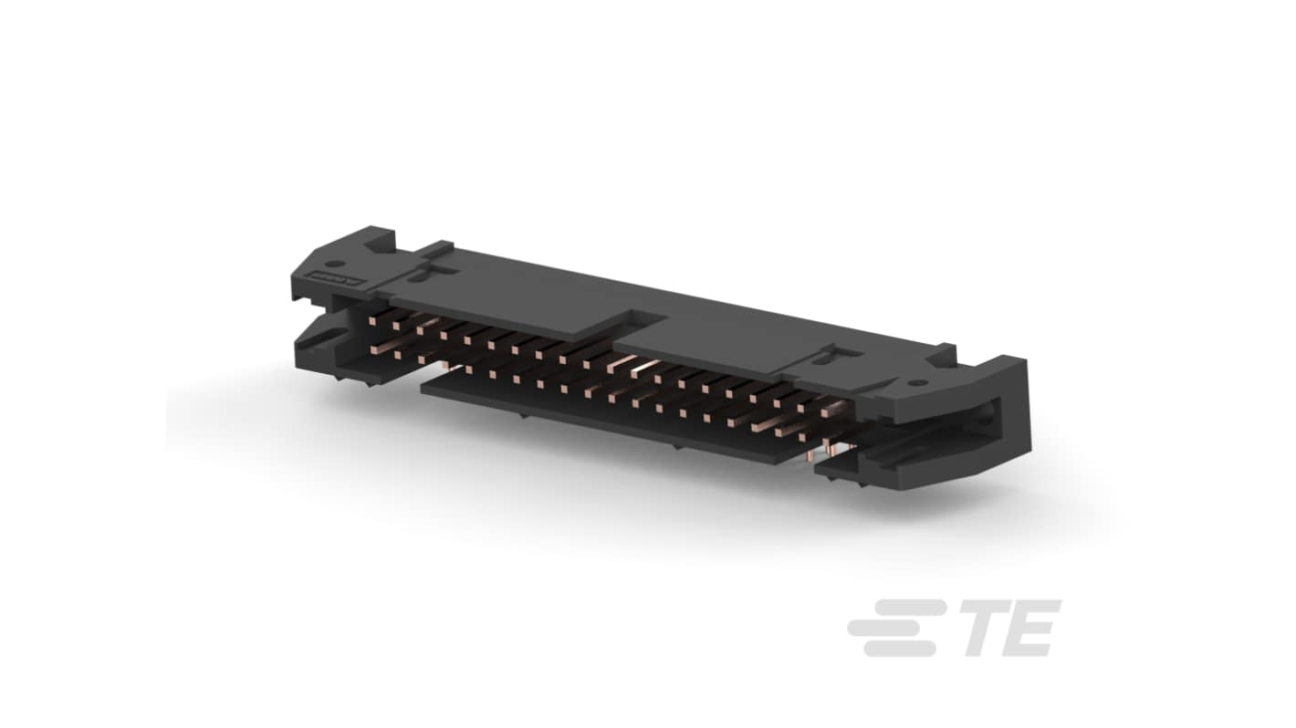 TE Connectivity, 5102159, 5102159-9 2.54mm Pitch 40 Way Right Angle FPC Connector