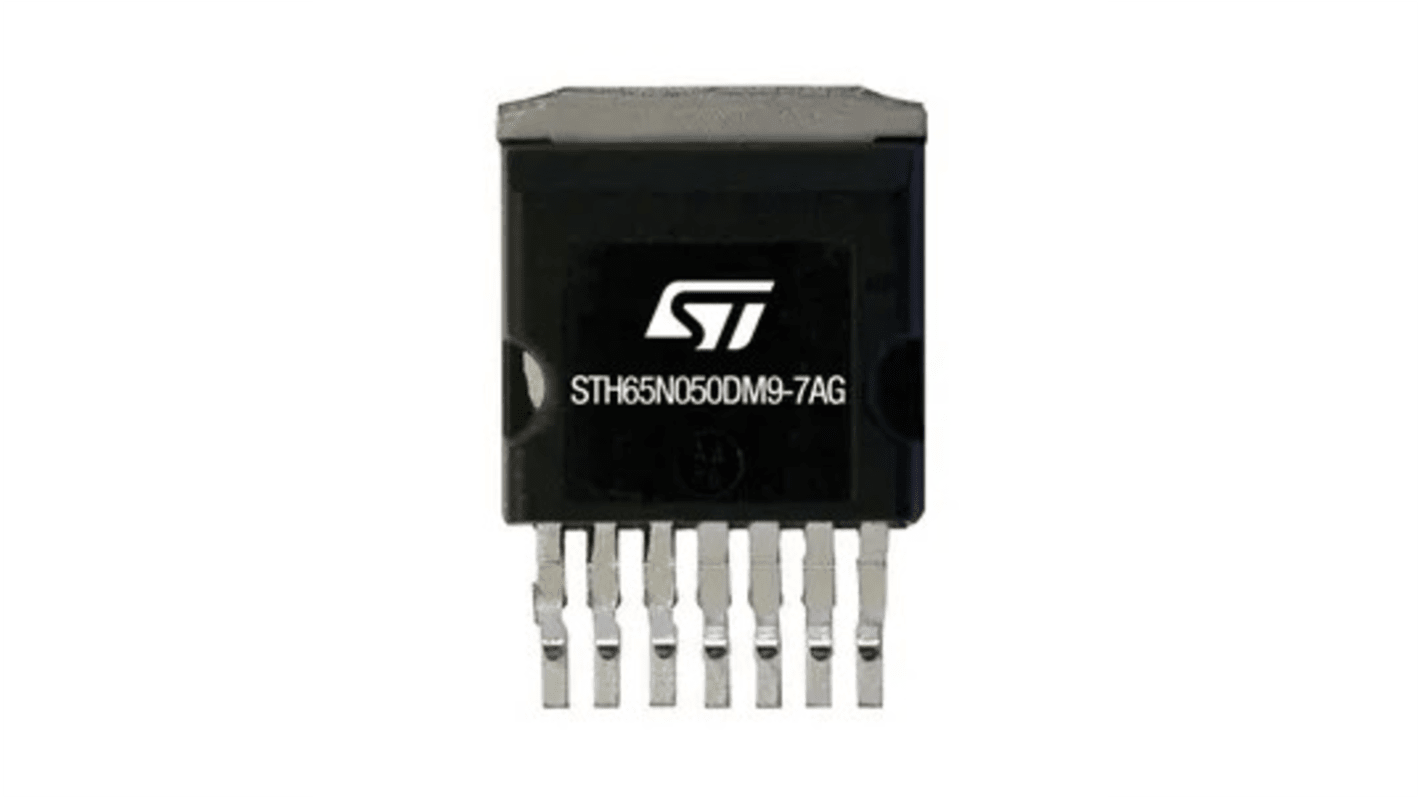 STMicroelectronics STH65N N-Channel MOSFET, 51 A, 650 V, 7-Pin H2PAK-7 STH65N050DM9-7AG