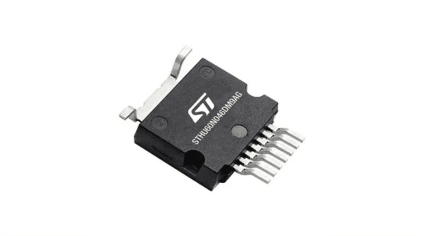 STMicroelectronics STHU60 N-Channel MOSFET, 54 A, 600 V, 7-Pin HU3PAK STHU60N046DM9AG