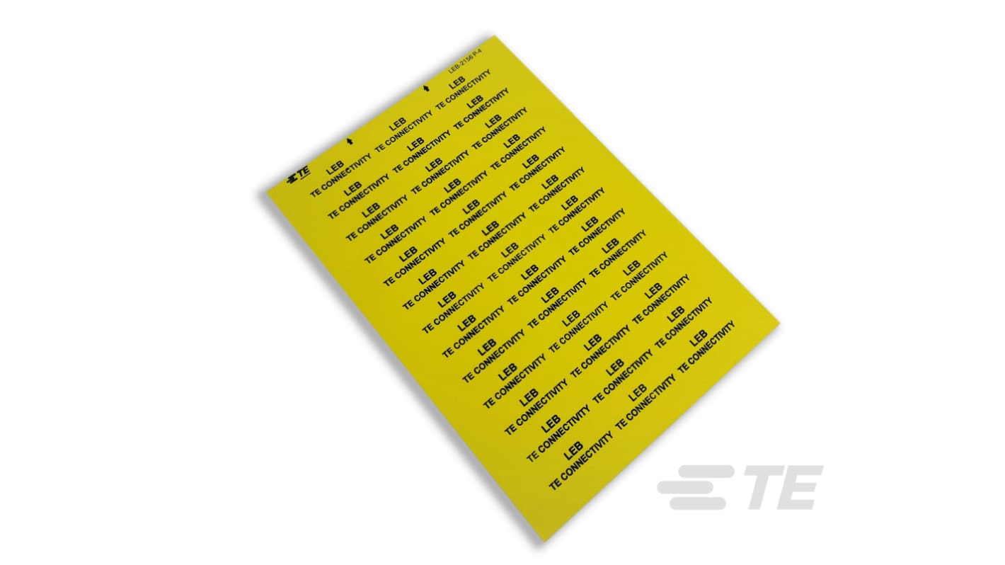 TE Connectivity LEB Cable Marker, for Identification And Labeling, 3-1768034-0