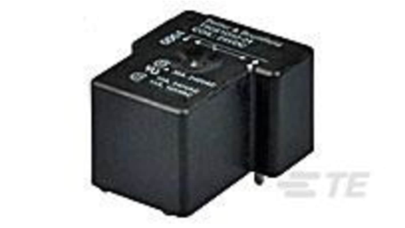 TE Connectivity T90 Series Electromechanical Interface Relay, PCB Mount, 110V dc Coil, SPDT, 30A Load
