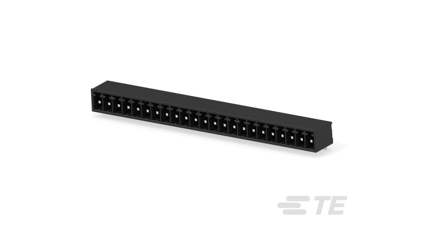 TE Connectivity, 3.5mm Pitch, Buchanan, 23 Way, Right Angled, Pluggable Terminal Block, Header, Board Mount, Solder,