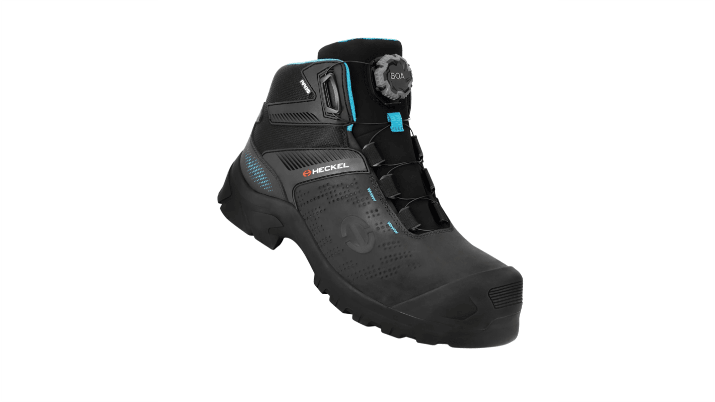 Heckel 67363 Black, Blue Non Metallic Toe Capped Unisex Safety Boots, UK 6, EU 39