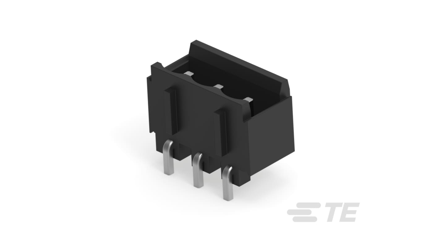 TE Connectivity 2305 Series PCB Terminal Block, 3-Contact, 5mm Pitch, Board Mount, 1-Row, Surface Mount Termination