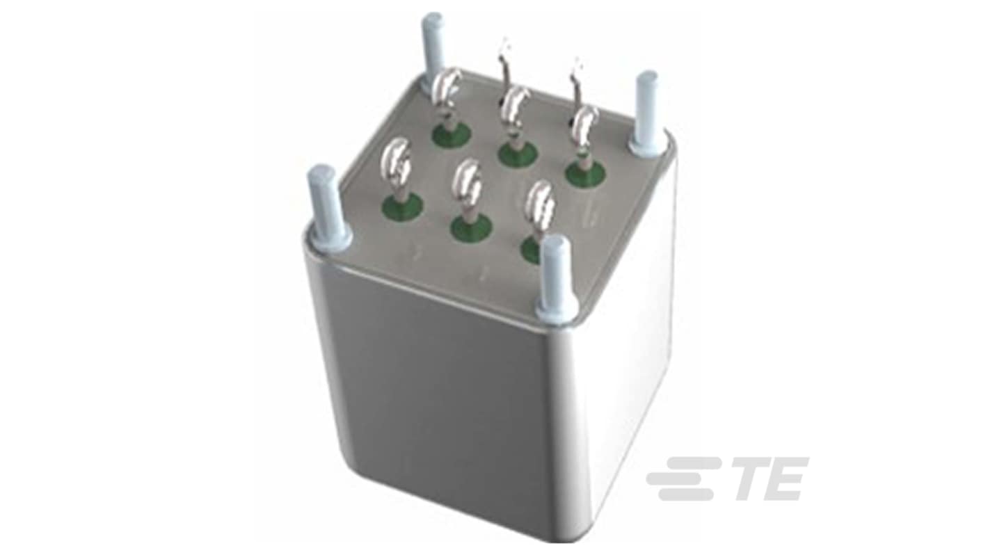 TE Connectivity Panel Mount Power Relay, 28V dc Coil, 3PST-NO