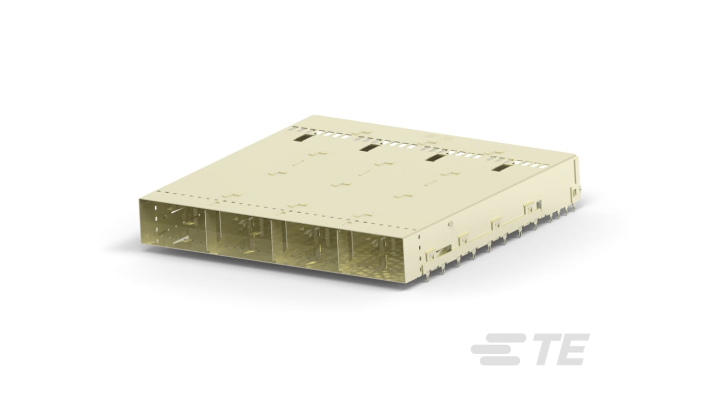 TE Connectivity Cage Assembly Male 4-Port 2400-Position, 2315853-4