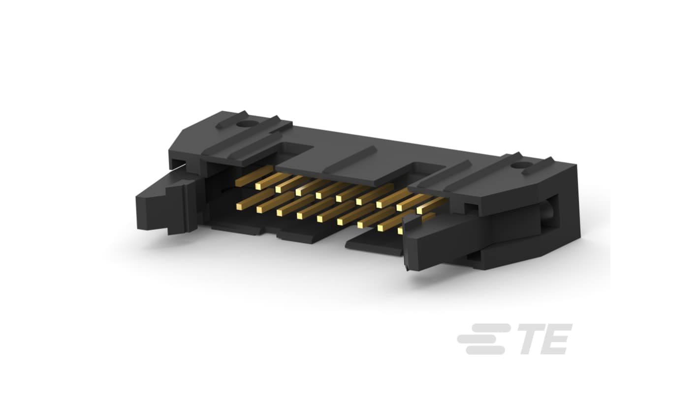 TE Connectivity FPC连接器, 20p, 2.54mm间距, 电路板安装, 垂直, 5499374系列