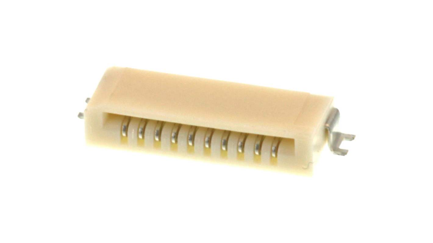 TE Connectivity FPC连接器, 1mm间距, SMT安装, 直角, 503566系列