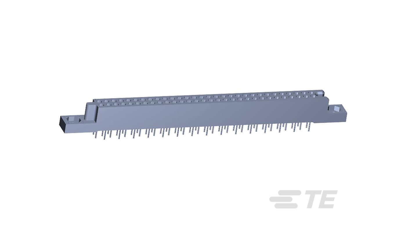TE Connectivity 530340 Series Straight Board Mount PCB Header, 70 Contact(s), 0.1mm Pitch, 2 Row(s), Unshrouded