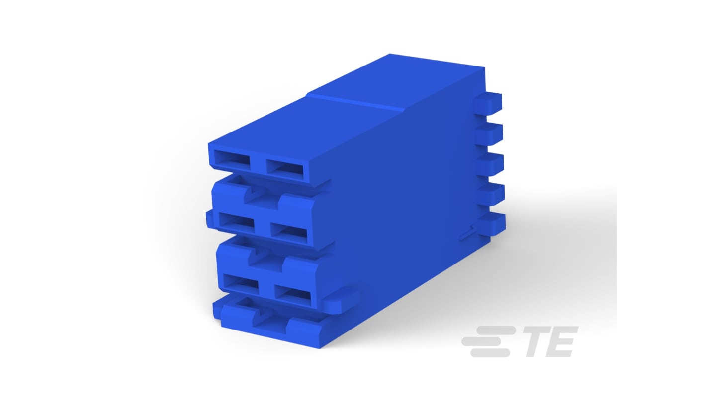 TE Connectivity, Rast Receptacle Connector Housing, 5mm Pitch, 3 Way, 1 Row