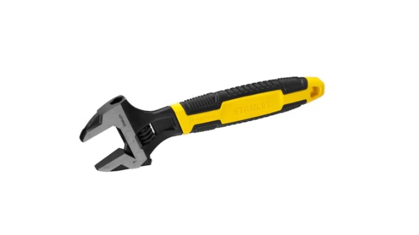 DeWALT Adjustable Wrench, 295 mm Overall, Straight Handle