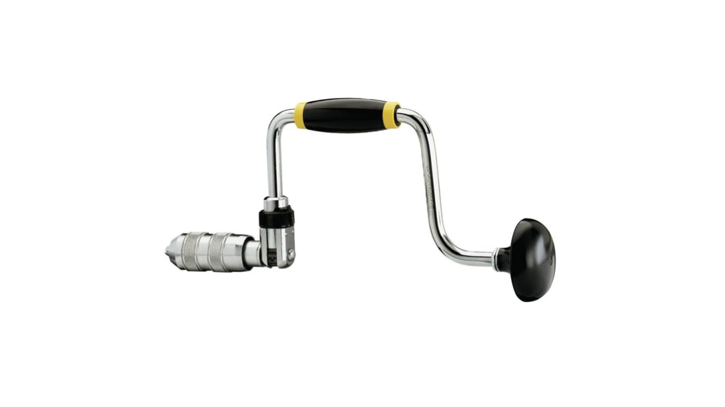 Stanley 4-Jaw Chuck Ratchet Keyless Steel Hand Drill
