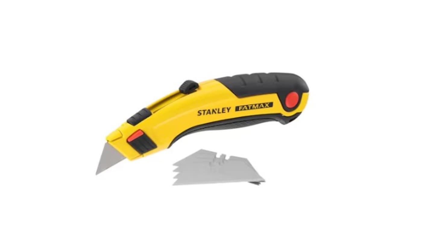 Stanley Safety Knife with Retractable Blade, Retractable, 170mm Blade Length