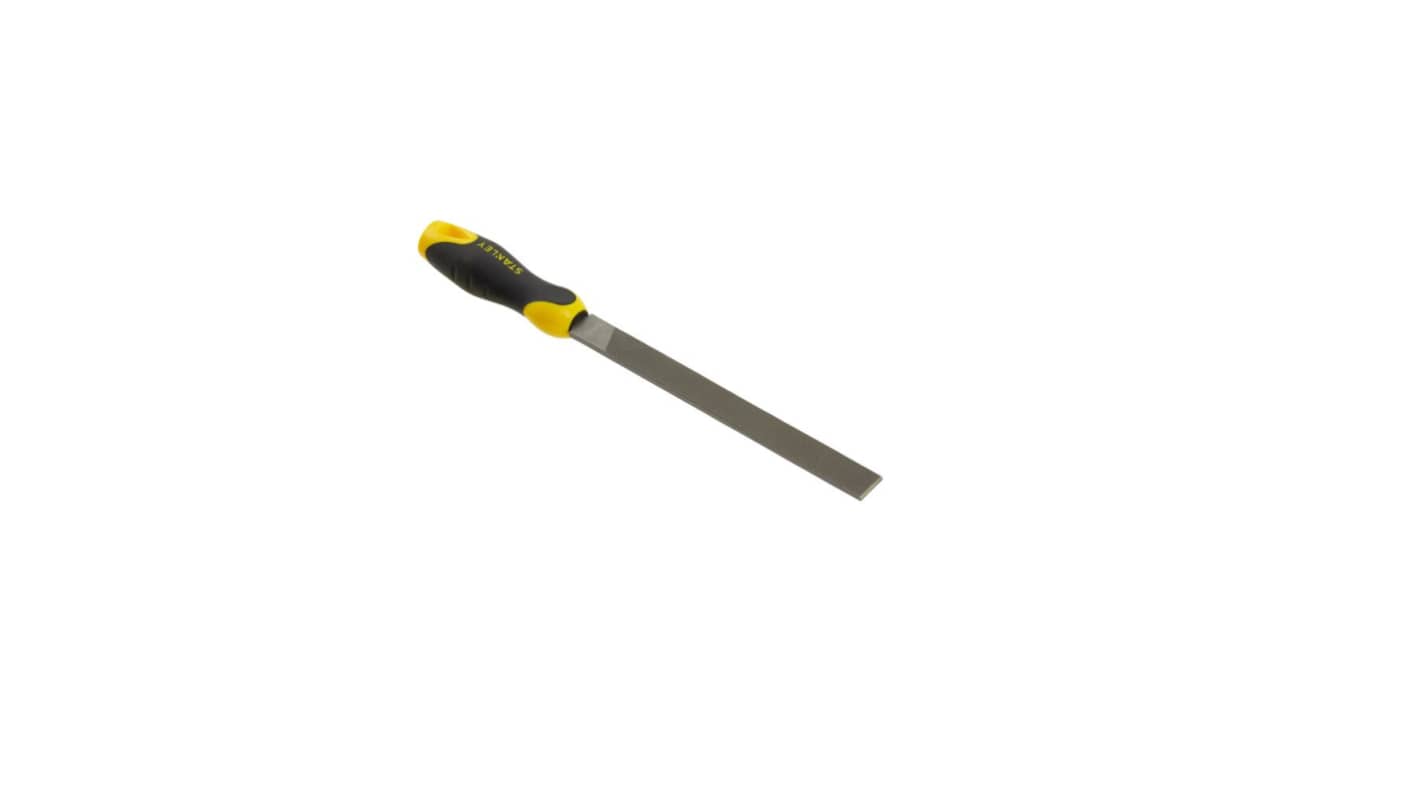 Stanley 360mm, Bastard, Flat File Handle With Soft-Grip Handle