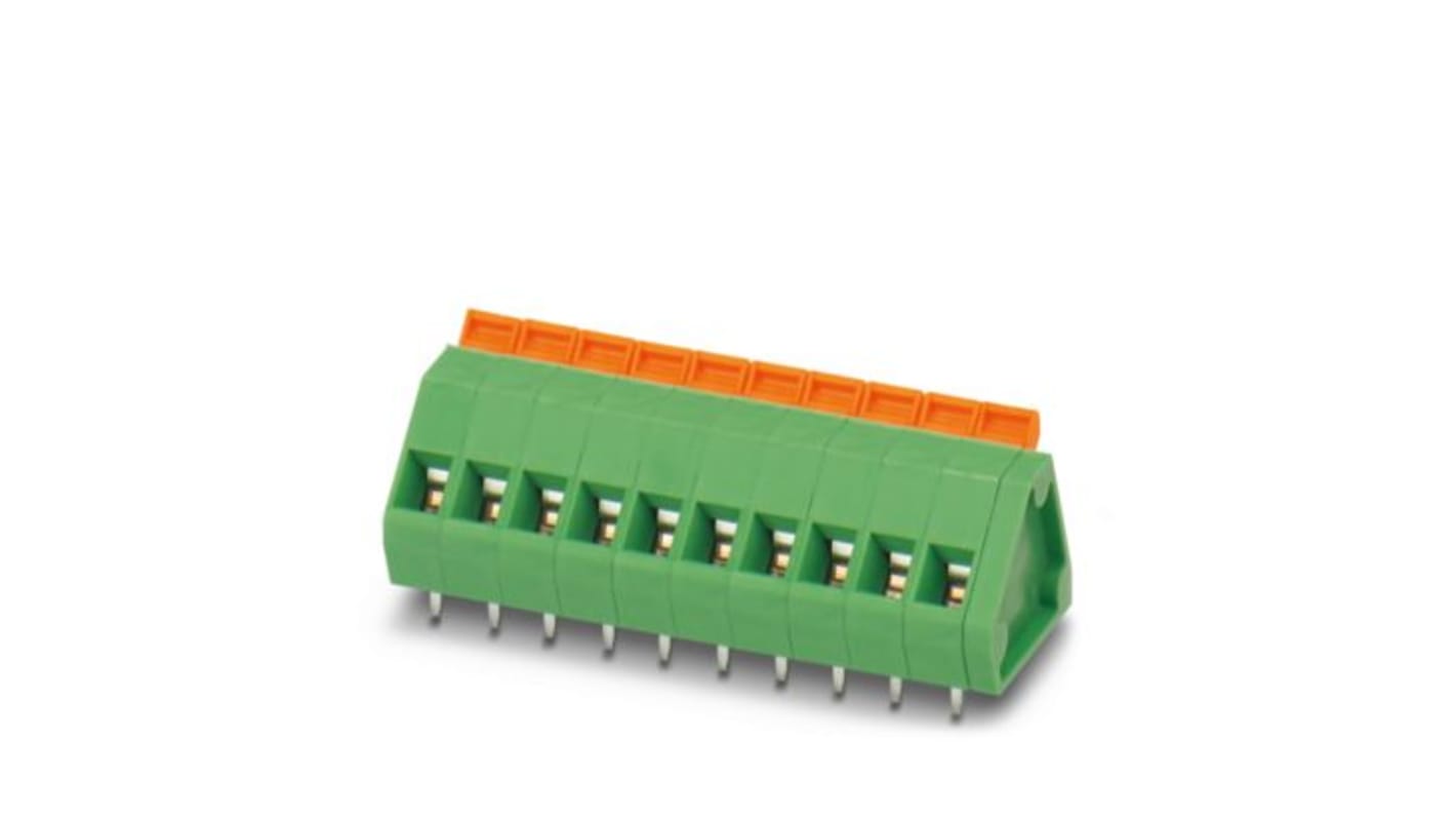 フエニックスコンタクト ZFKDSA 基板用端子台, 5.08mmピッチ, 1列, 11極