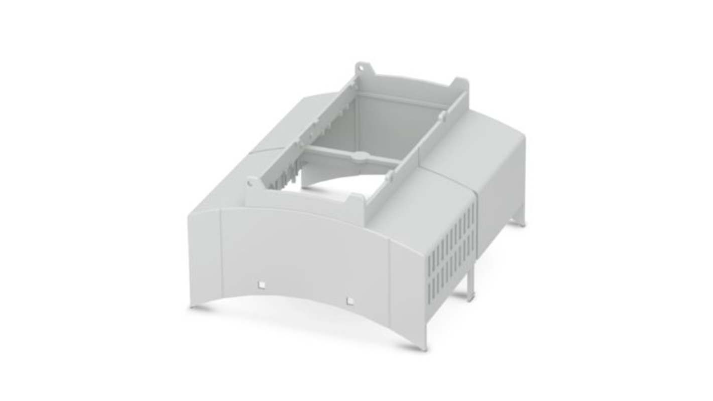 Phoenix Contact Solid Top Enclosure Type BC Series , 107.6 x 89.7 x 54.85mm, Polycarbonate DIN Rail Enclosure
