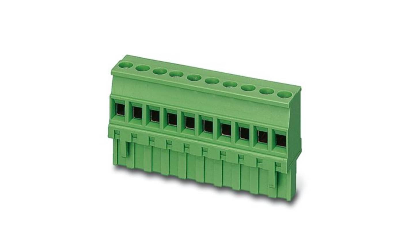 Phoenix Contact MVSTBR 2 Series PCB Connector, 6-Contact, 5.08mm Pitch, 1-Row, Screw Termination