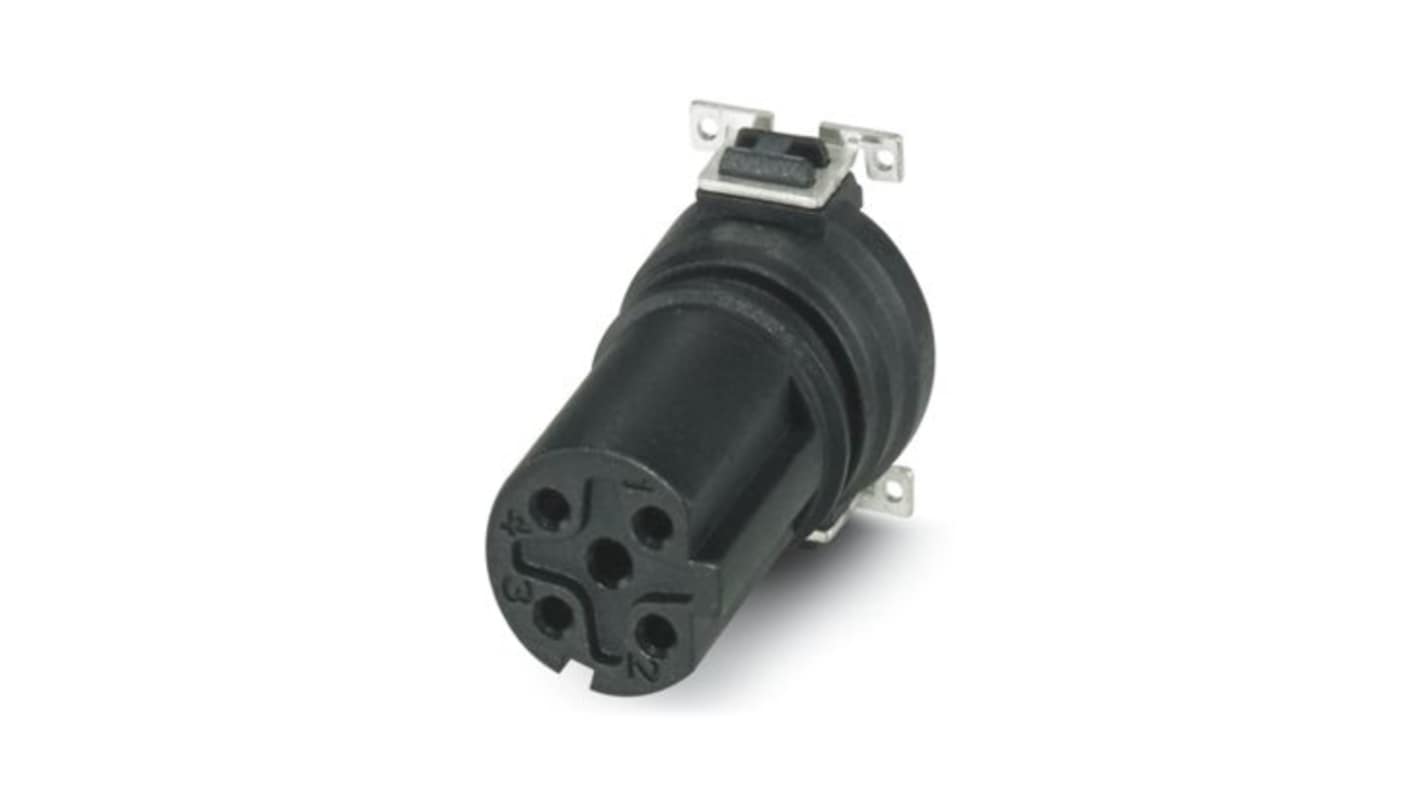 Phoenix Contact Socket Circular Connector Insert 4 Way for use with Circular Connector Inserts