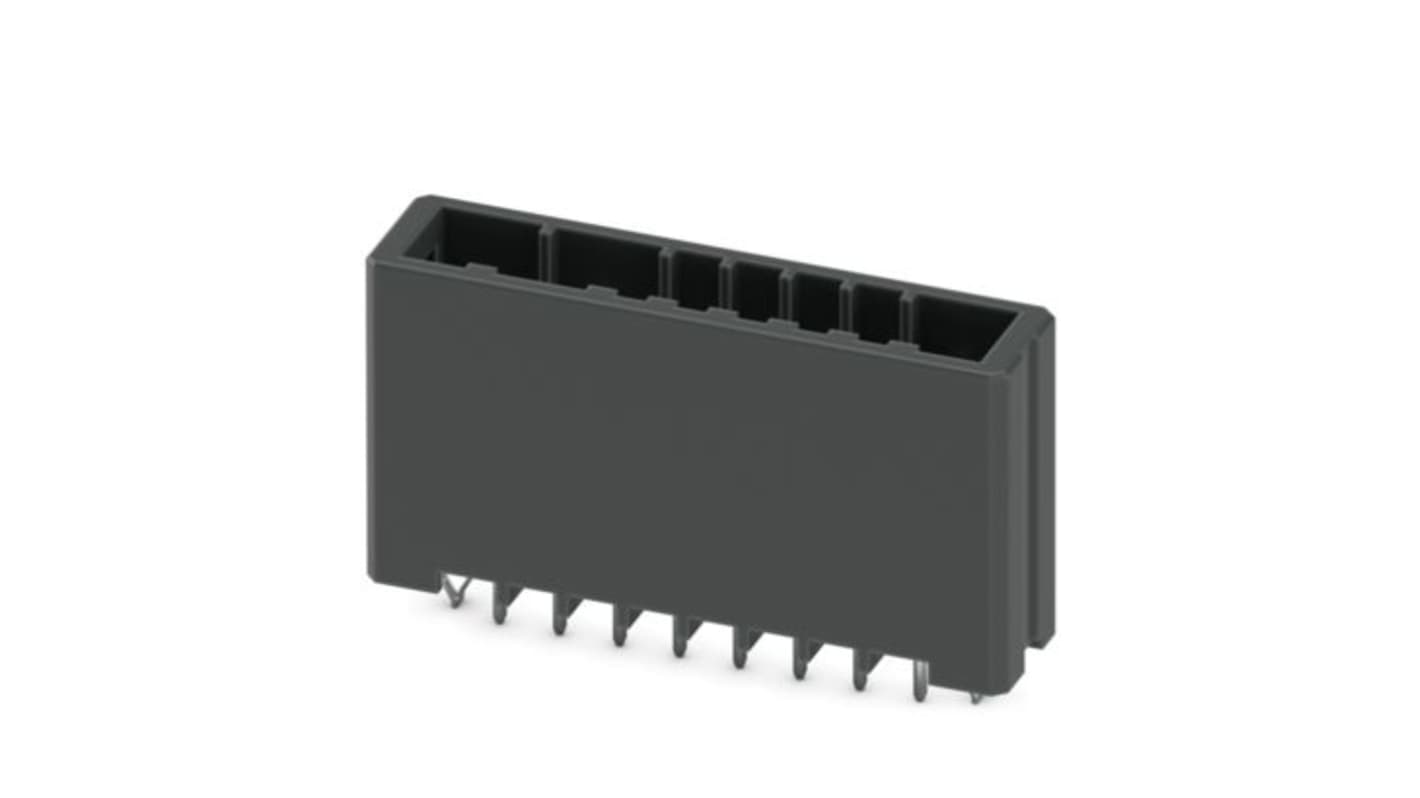 Phoenix Contact D31H Series Vertical Wave Soldering PCB Header, 8 Contact(s), 3.81mm Pitch, 1 Row(s), Shrouded