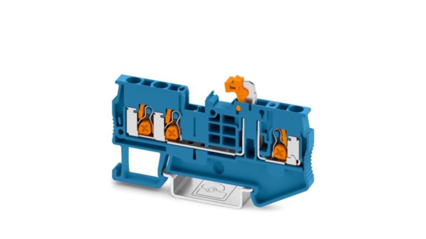 Phoenix Contact 1462721 XT Series Blue, 2.5mm², 1-Level, Push In Termination