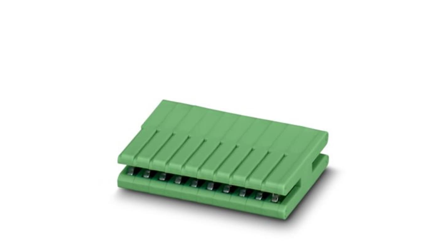 Phoenix Contact ZEC Series PCB Connector, 2-Contact, 3.5mm Pitch, Plug-In, 1-Row, Solder Termination