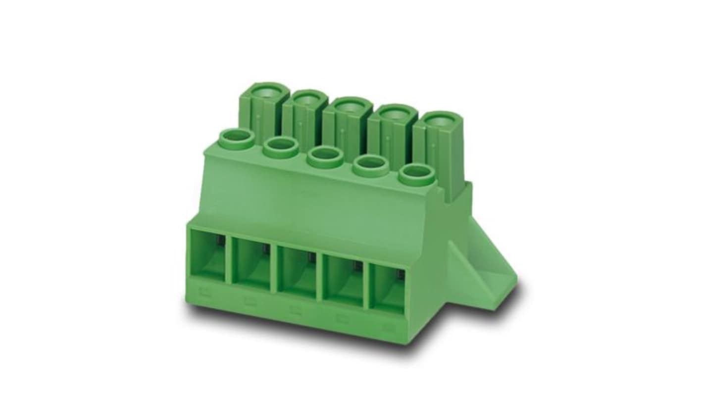 Phoenix Contact PCU Series PCB Connector, 7-Contact, 10.16mm Pitch, Direct Mounting, 1-Row, Screw Termination