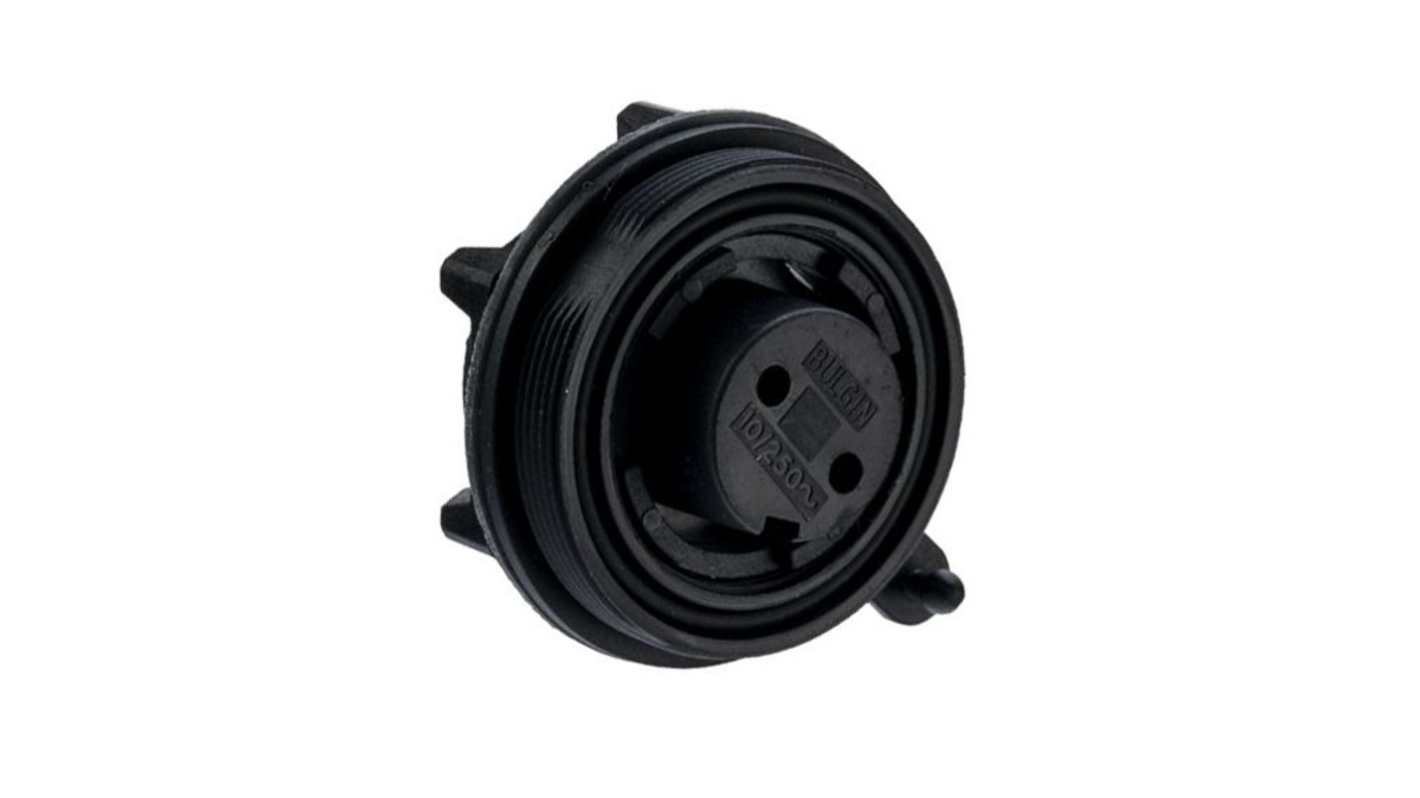 Bulgin Circular Connector, 2 Contacts, Panel Mount, Socket, Female, IP68, IP69K, Standard Buccaneer Series
