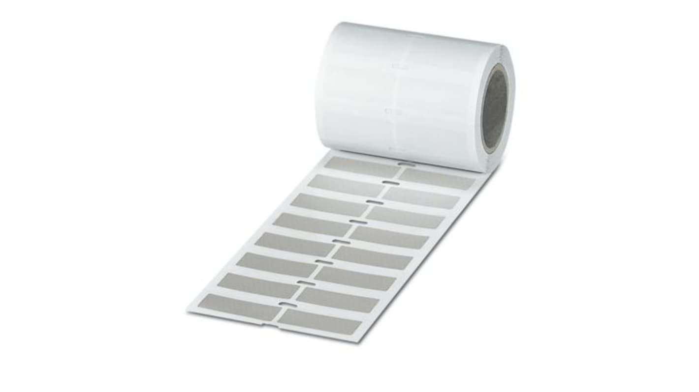 Phoenix Contact EMLS Silver Label, 40mm Width, 15mm Height, 1000Per Roll Qty