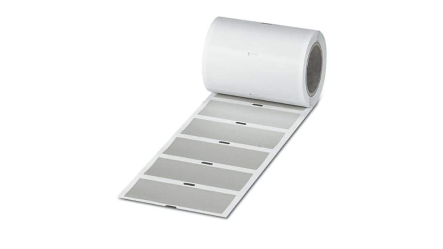 Phoenix Contact Silver Adhesive Label Sheet, Pack of 1EA