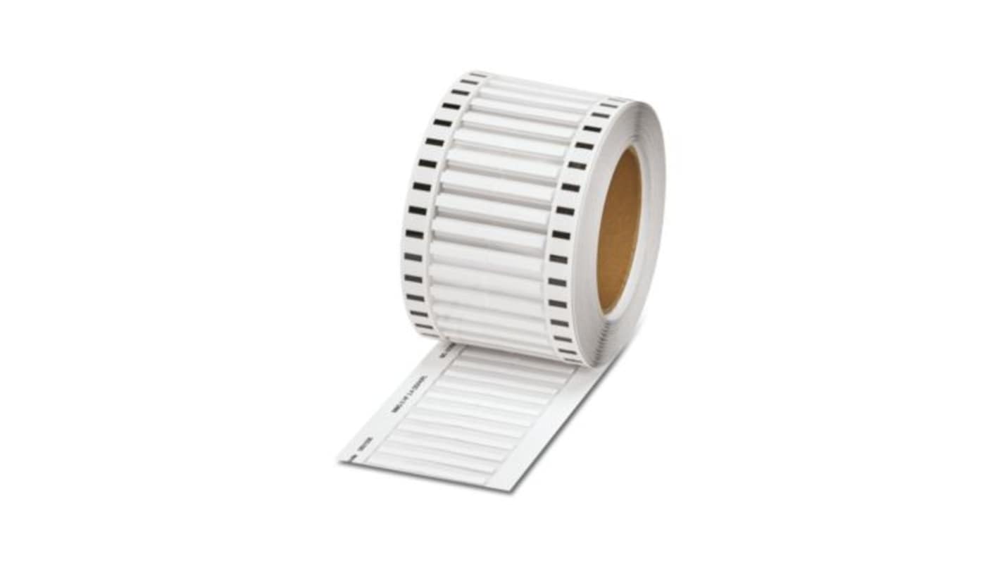 Phoenix Contact Halogen Free Heat Shrink Sleeving, White 1.2 → 2.4mm Sleeve Dia. x 30mm Length 2:1 Ratio, WMS-2