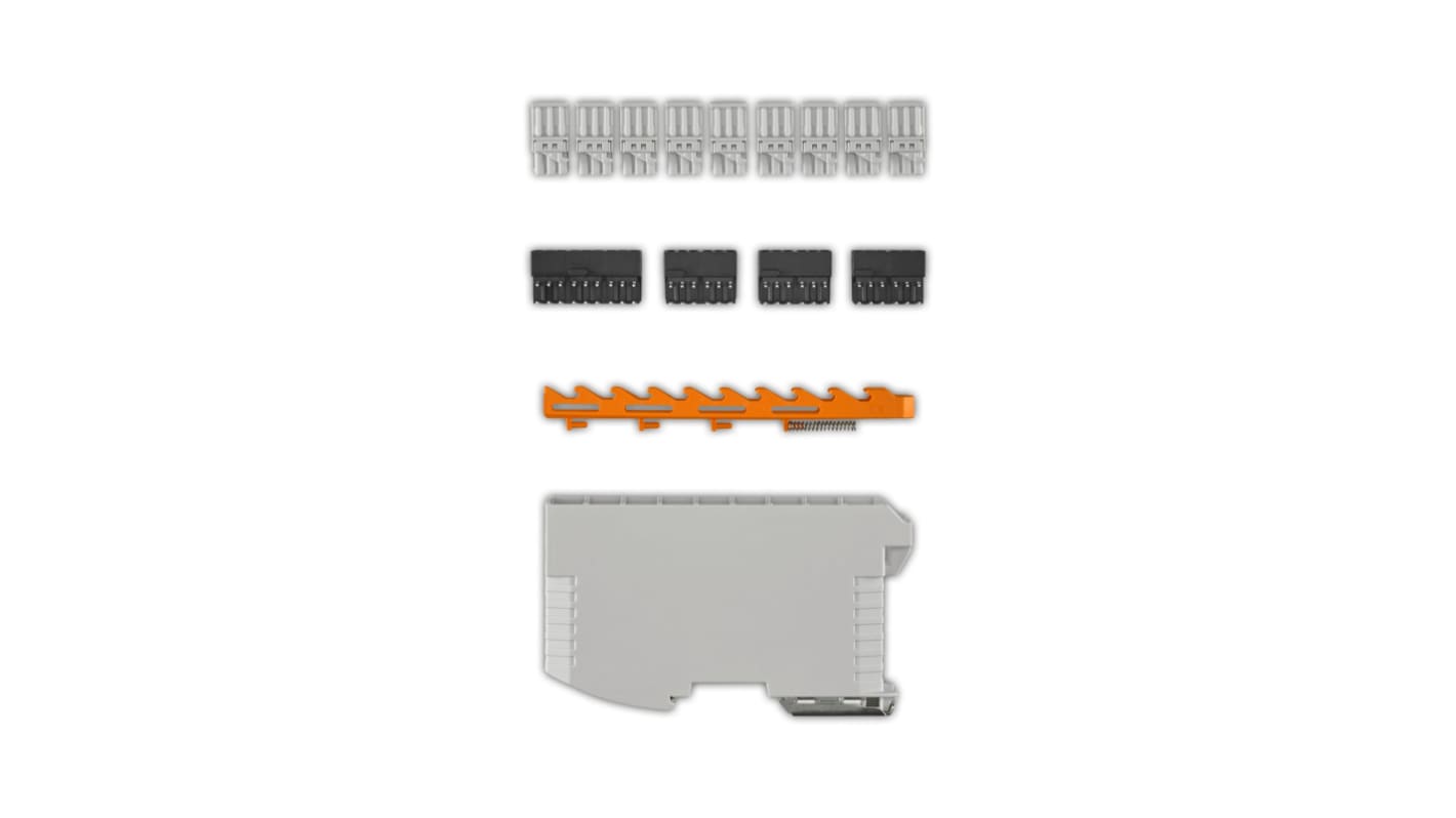 Phoenix Contact ME Series DIN Rail Housing Set for Use with For Mounting On A DIN Rail, 8A