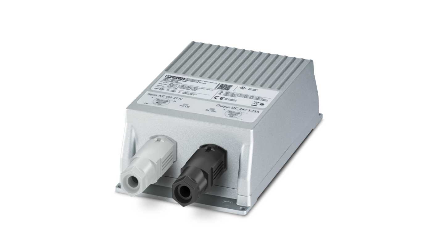 Phoenix Contact TRIO Power Supply, 277V ac ac Input, 24V dc dc Output, 3.75A Output, 90W
