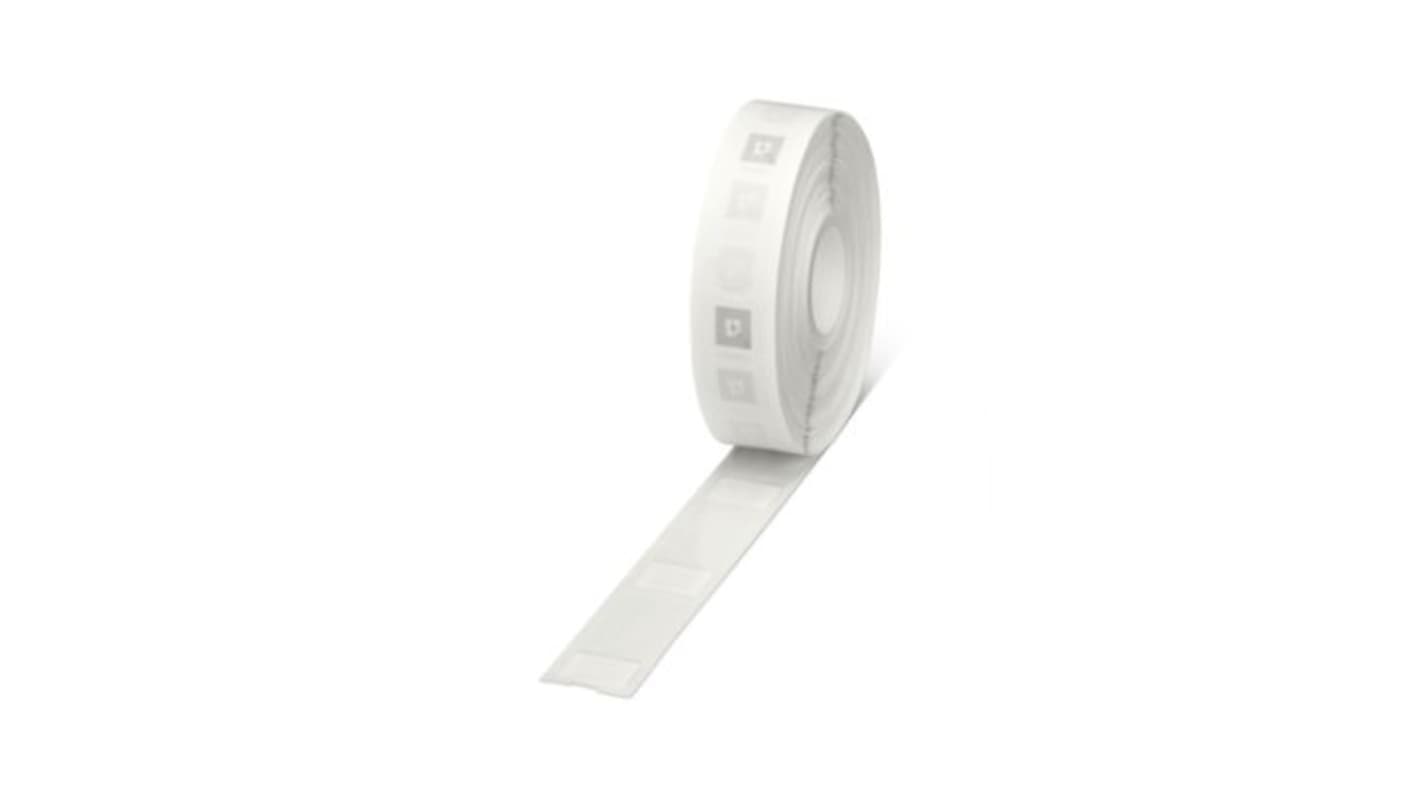 Phoenix Contact WML-RFID/HF Adhesive Cable Label, White, Pre-printed "Unmarked", 9 → 14mm Cable, for Conductors