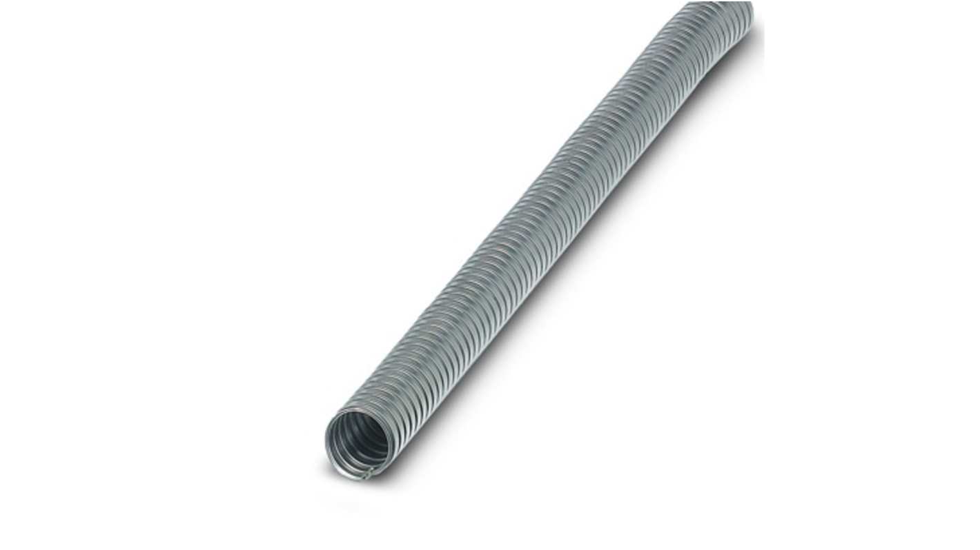 Phoenix Contact 10m Silver Cable Cover in Stainless Steel, 8mm Inside dia.