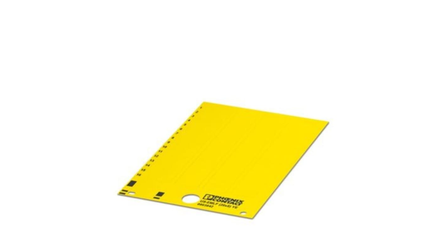 Phoenix Contact, US-EMLF Terminal Marker for use with BLUEMARK ID, BLUEMARK ID COLOR, THERMOMARK CARD, THERMOMARK PRIME